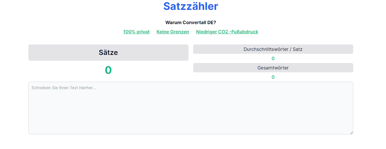 Die Weisheit des Satzzählers: Eine Quelle der Inspiration