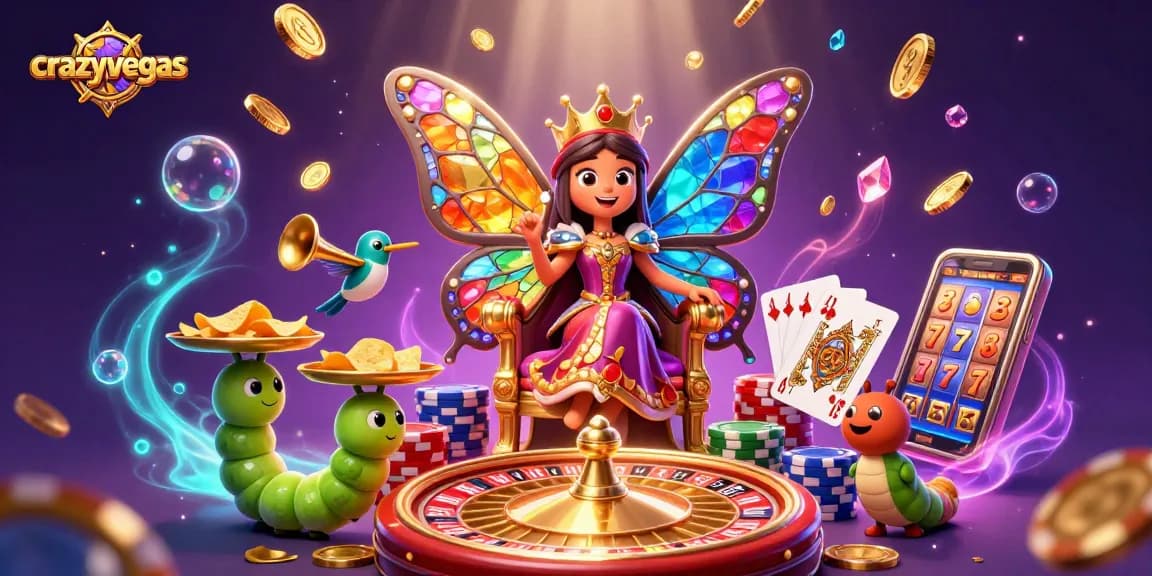 Cascade into exciting games with crazyvegas – a vibrant 3D scene of blackjack, chips, and vibrant energy.