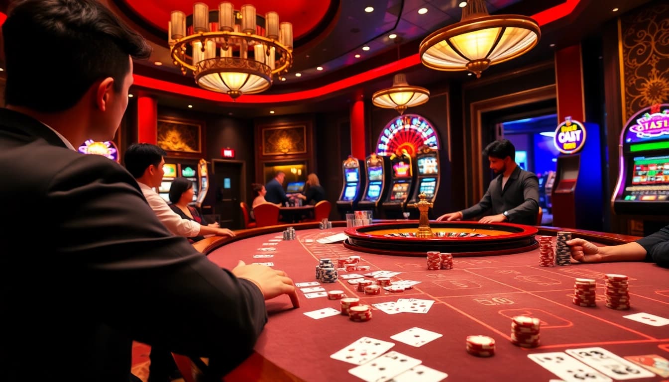 Engaging gameplay moment at 88i game table with vibrant casino elements.