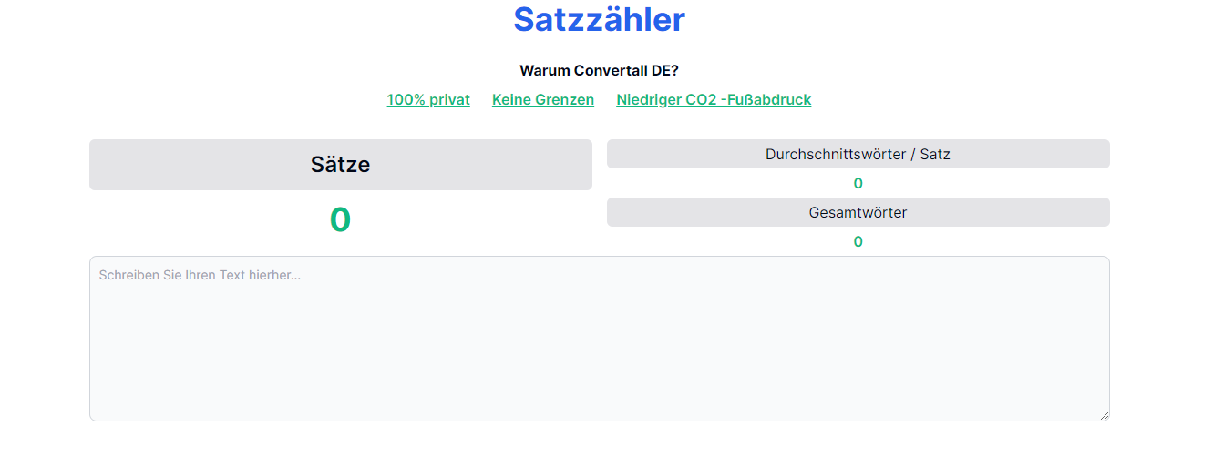 Die Weisheit des Satzzählers: Eine Quelle der Inspiration