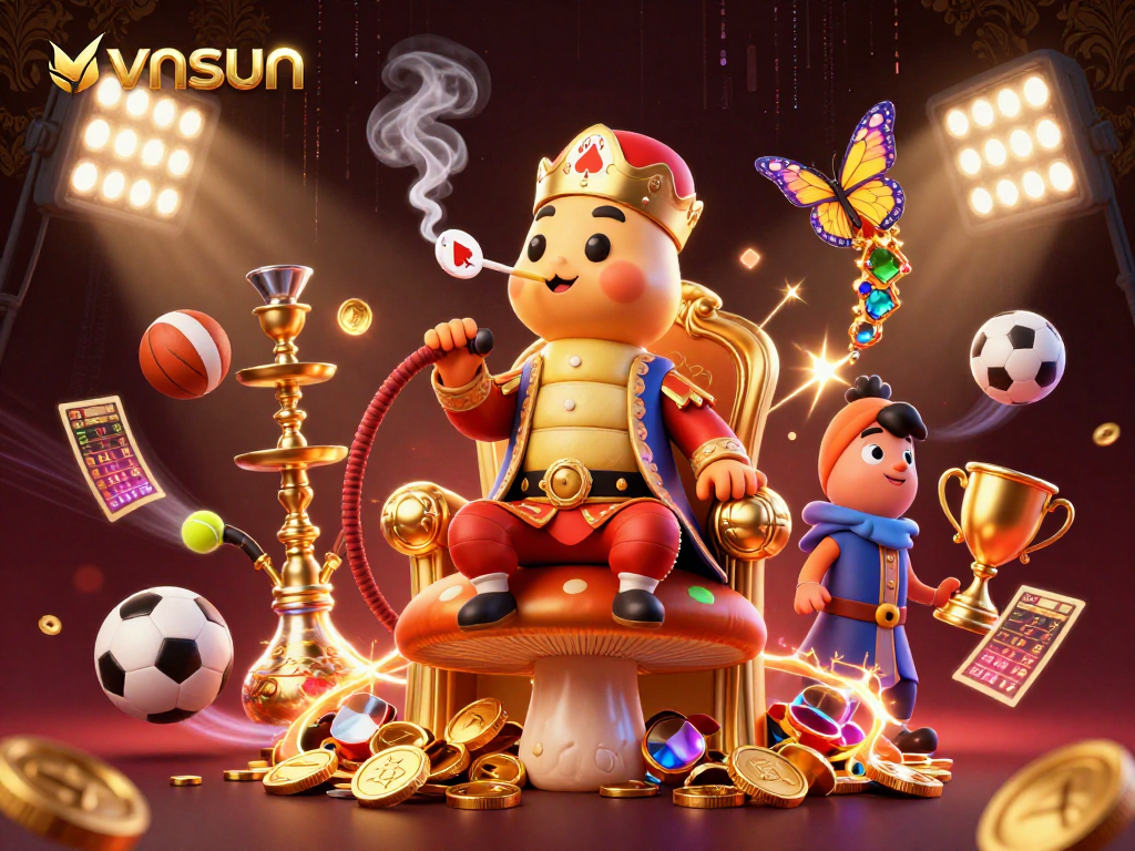Experience the thrilling atmosphere of vnsun's online casino, filled with winning smiles and exciting rewards.