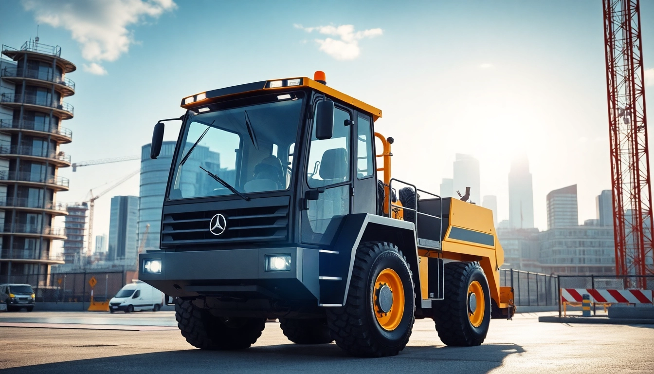 Baggervermietung Hannover: Leistungsstarker Bagger im Einsatz auf einer modernen Baustelle in Hannover.