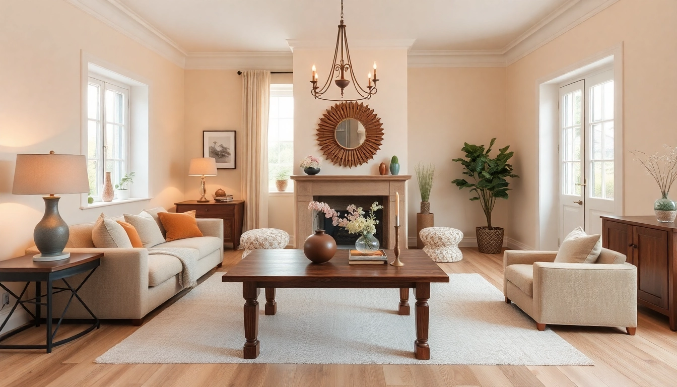 Frisch renoviertes Wohnzimmer, das die Vorteile der Hausrenovierung zeigt.