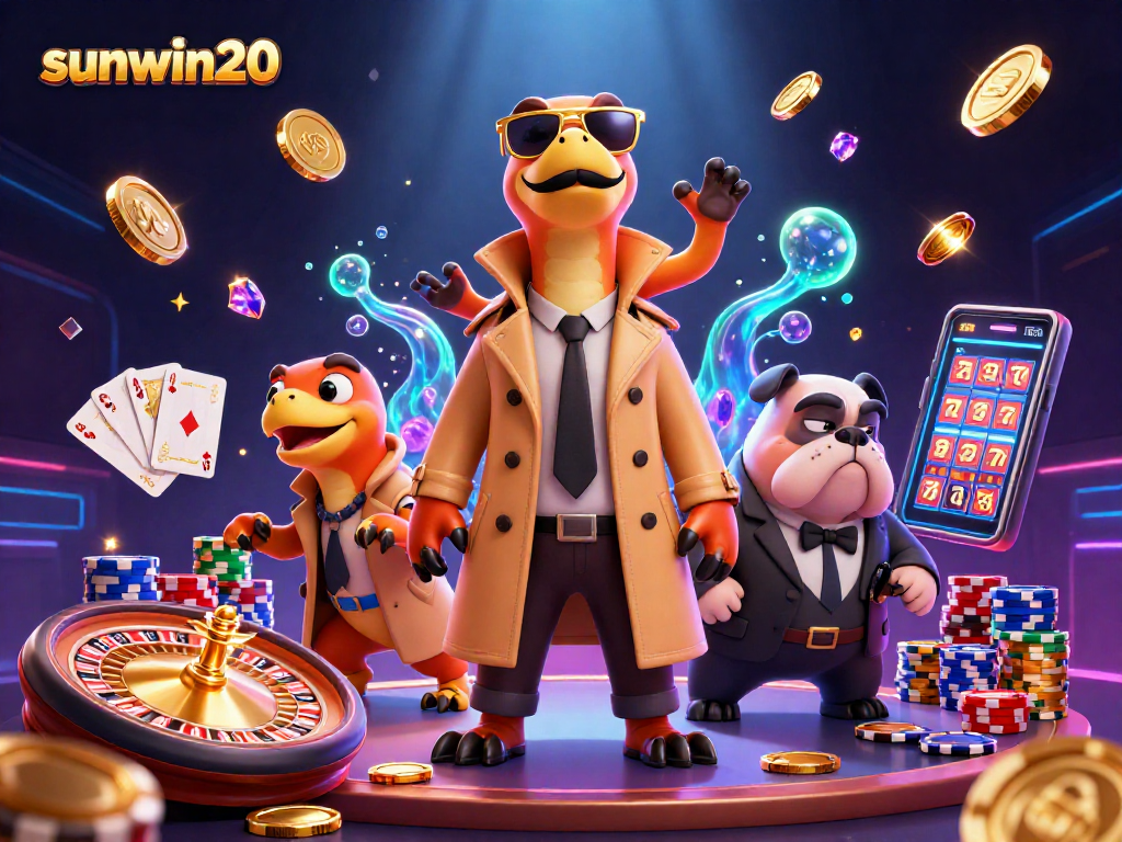 Experience the excitement of sunwin20 with raptors sneaking into a VIP casino lounge.