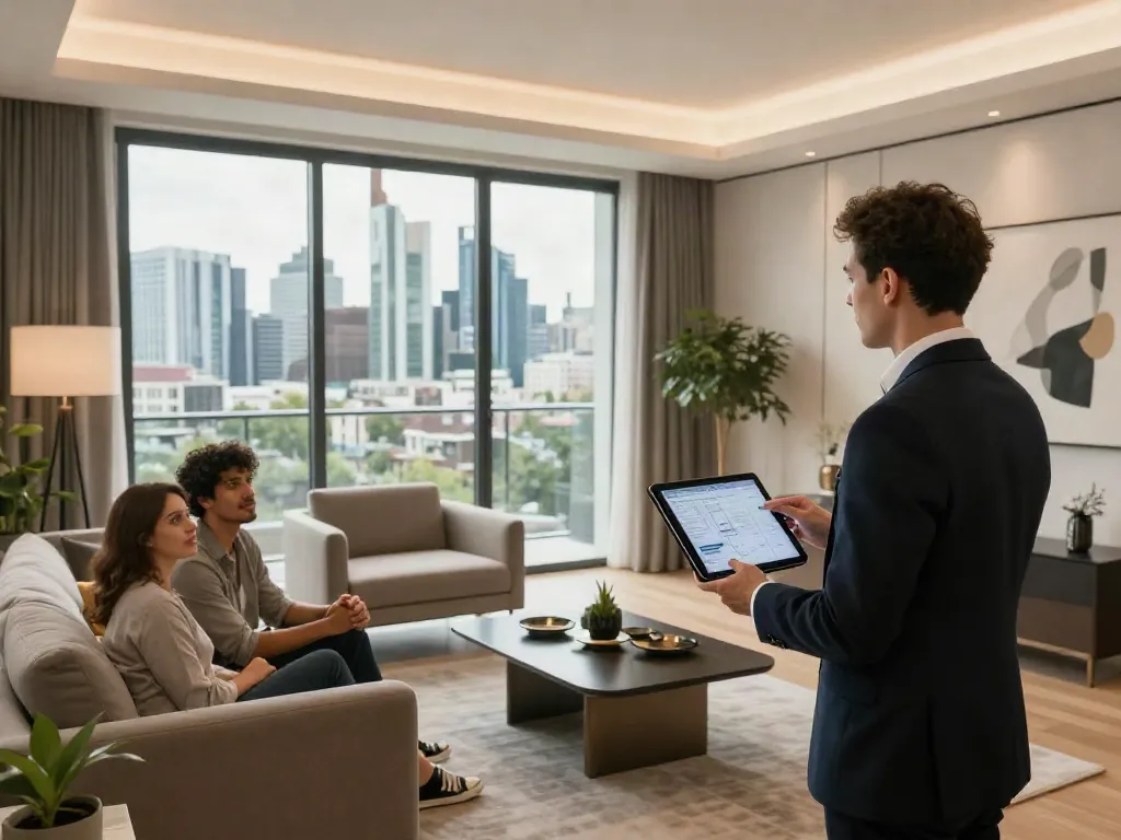 Bester Immobilienmakler Frankfurt präsentiert eine elegante Wohnung mit Panoramablick in Frankfurt
