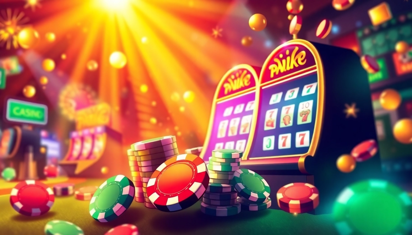Discover attractive casino bonus ohne einzahlung offers with vibrant poker chips and dazzling lights.