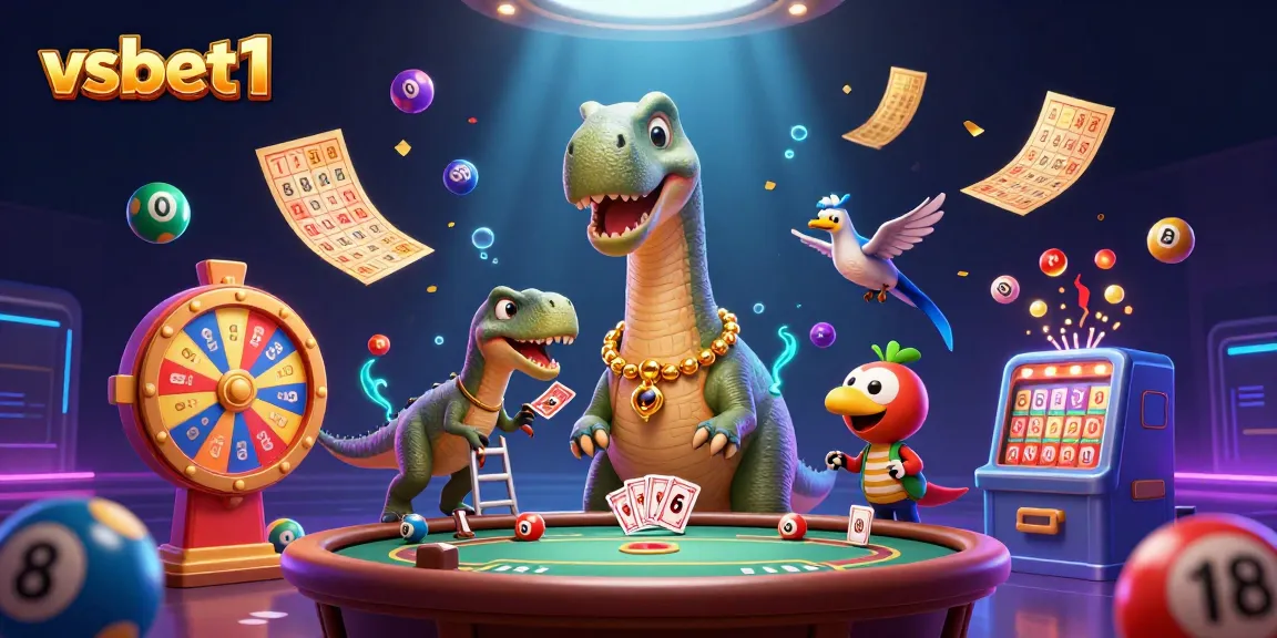 Engage with vsbet1 and experience vibrant casino games in a dynamic 3D illustration.