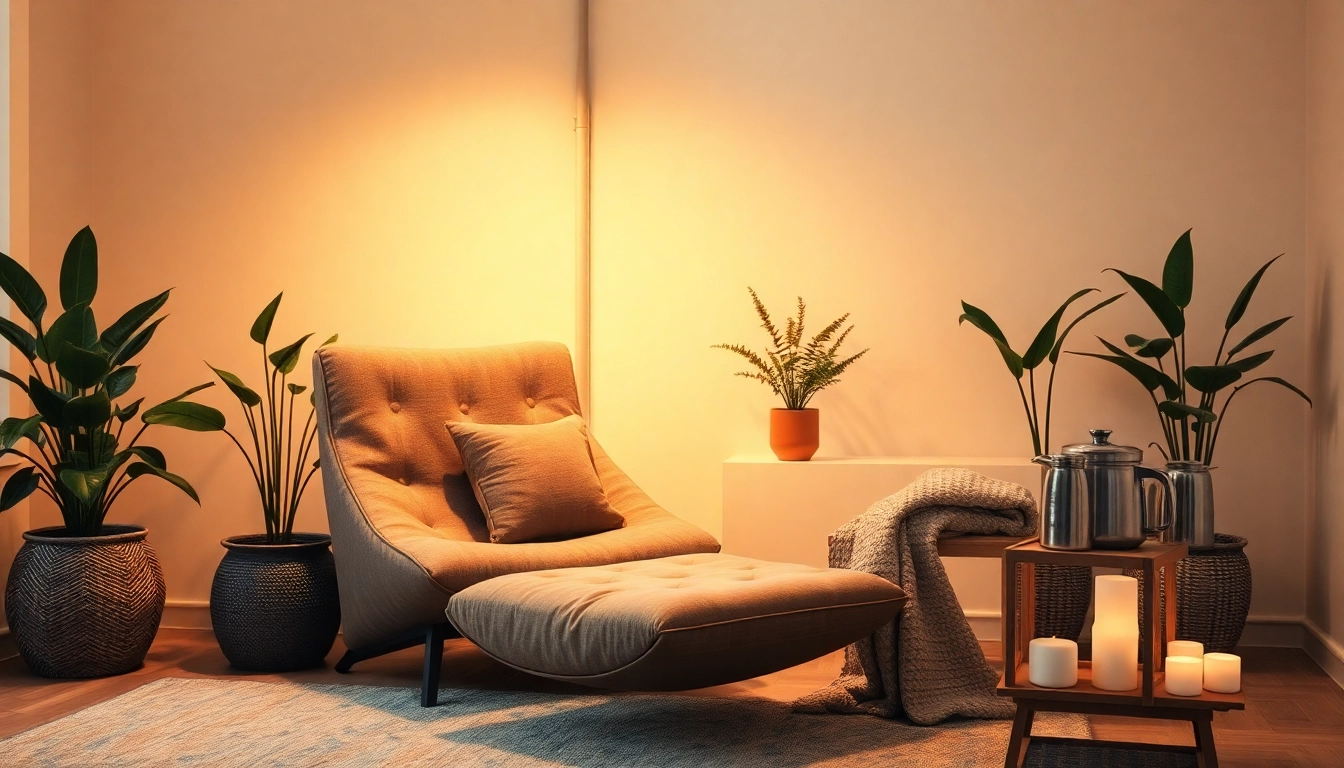 Hypnose Bremen: Beruhigender Therapie-Raum für entspannende Hypnosesitzungen.