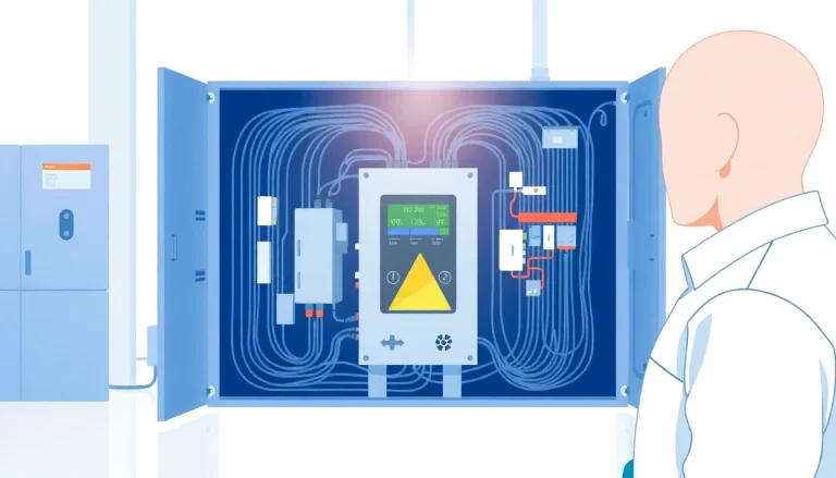 Technician conducting a DGUV V3 Prüfung on an electrical device in a safe environment.
