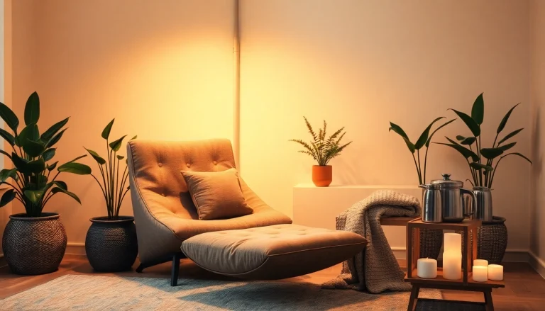 Hypnose Bremen: Beruhigender Therapie-Raum für entspannende Hypnosesitzungen.