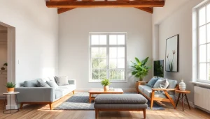 Einladende Wohnzimmeransicht für kreative Raumgestaltung.