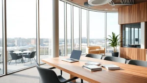 Moderne Büroarbeit bei Headhunter Solingen mit inspirierender Atmosphäre.