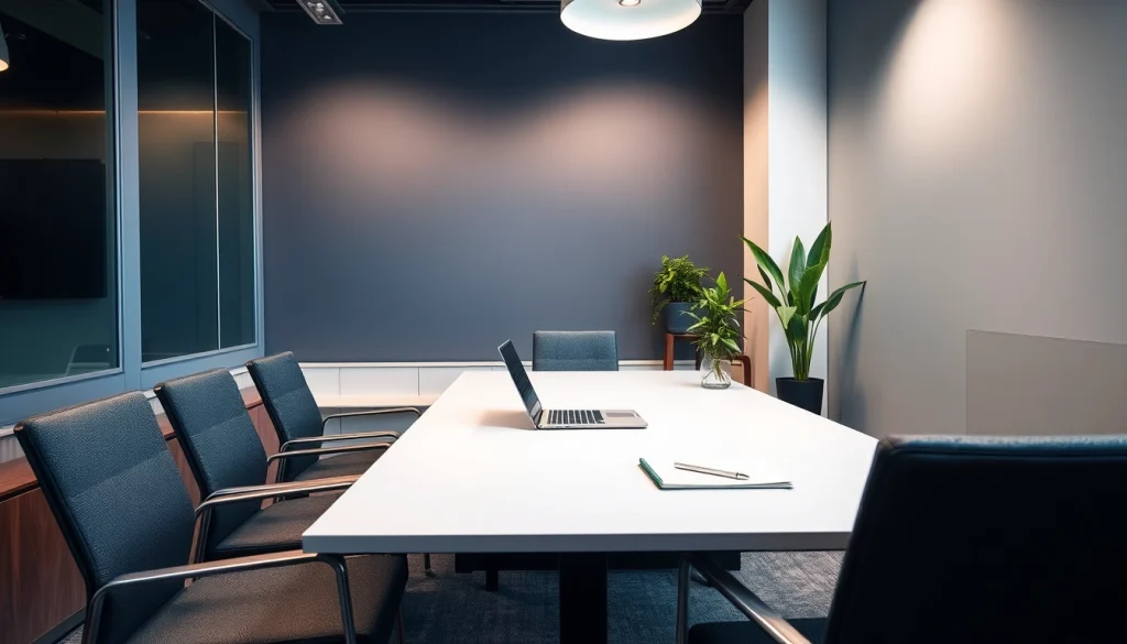 Headhunter Saarbrücken in einem stilvollen Büro, das Professionalität ausstrahlt.