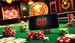 Experience the thrill of the 88i game with vibrant casino visuals and dynamic betting elements.