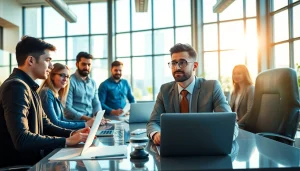 Headhunter IT assists clients in securing top talent in a dynamic office environment.